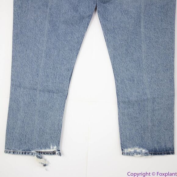 NEW AGOLDE Riley High Rise Cropped Straight Fit Jeans in Emulsion wash, 31 - Picture 7 of 11